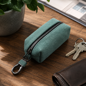 Leather Keychain Coin Purse